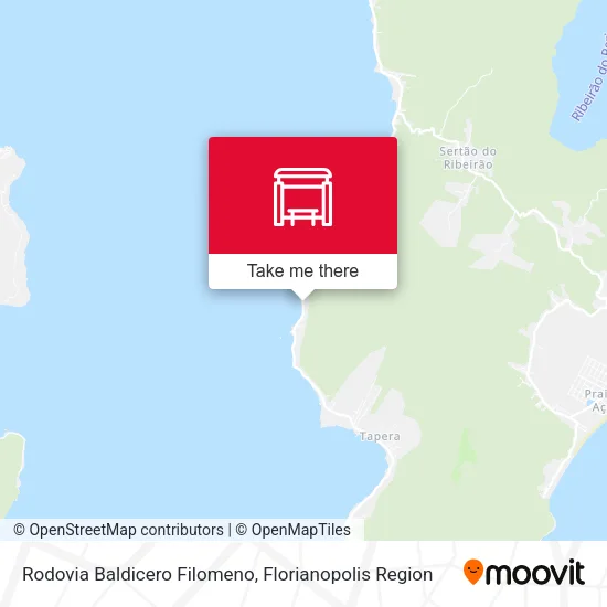Rodovia Baldicero Filomeno map