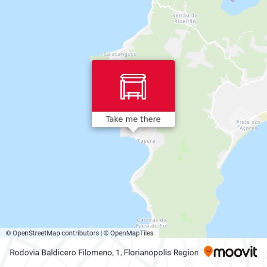Rodovia Baldicero Filomeno, 1 map