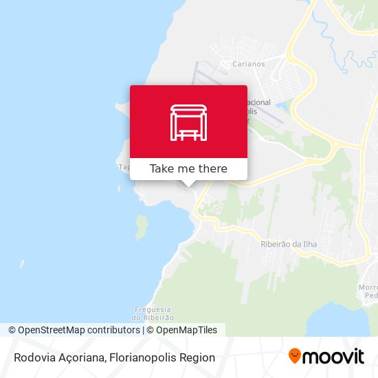 Rodovia Açoriana map