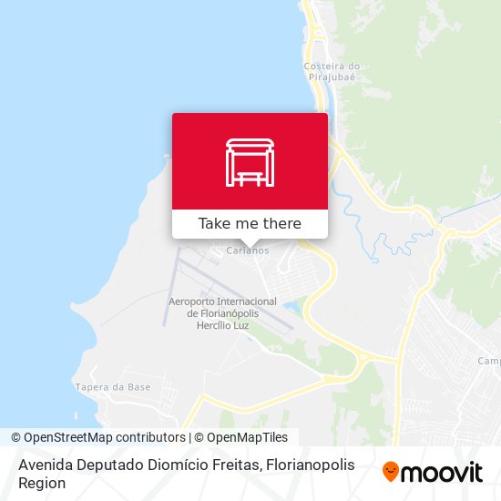 Mapa Avenida Deputado Diomício Freitas