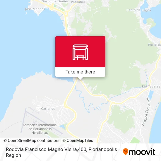 Rodovia Francisco Magno Vieira,400 map