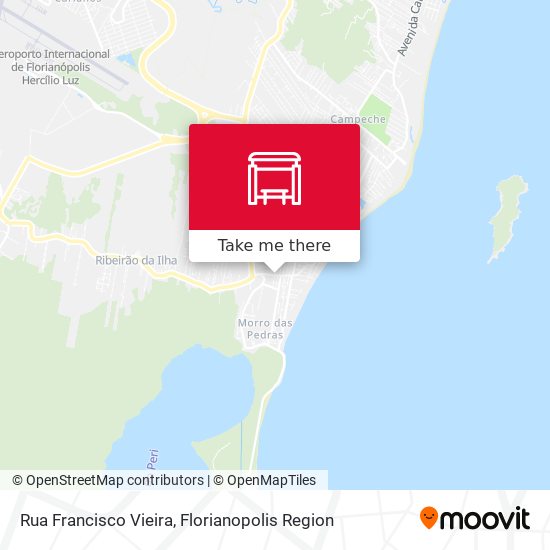 Rua Francisco Vieira map