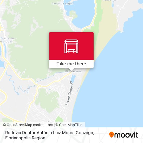 Rodovia Doutor Antônio Luiz Moura Gonzaga map
