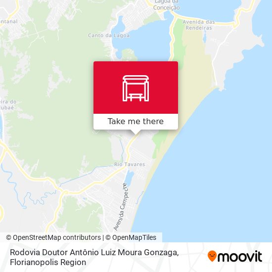 Rodovia Doutor Antônio Luiz Moura Gonzaga map