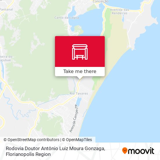 Rodovia Doutor Antônio Luiz Moura Gonzaga map