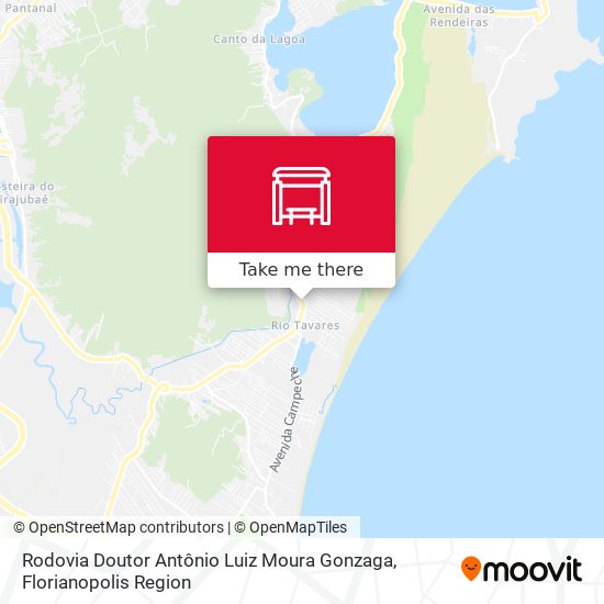 Rodovia Doutor Antônio Luiz Moura Gonzaga map