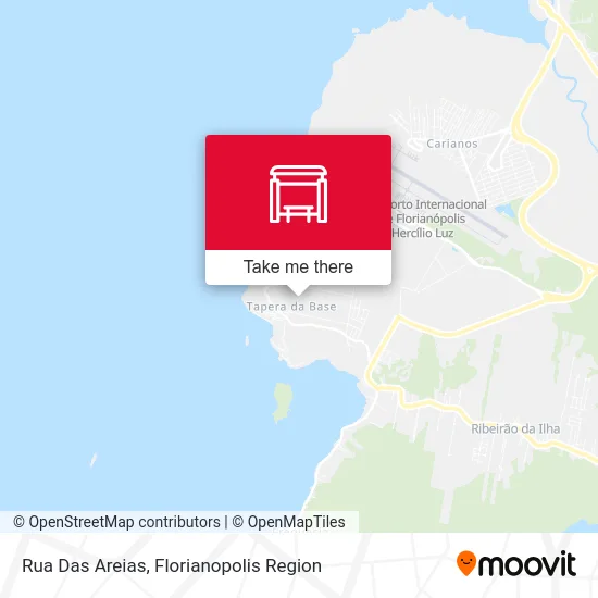 Rua Das Areias map