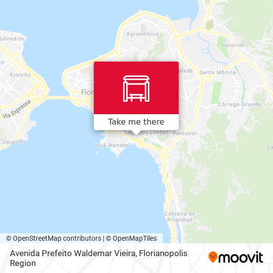 Mapa Avenida Prefeito Waldemar Vieira