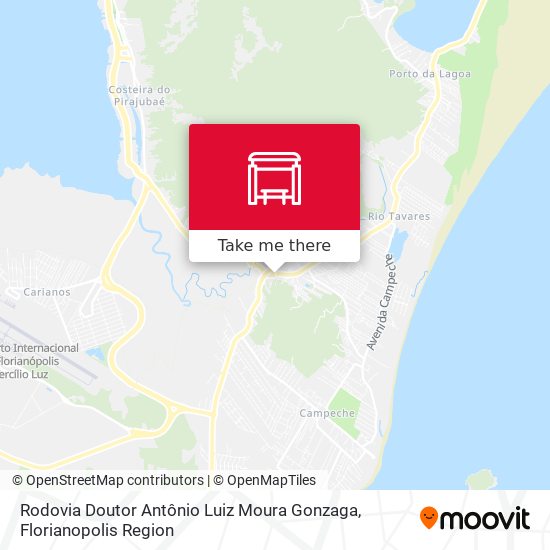 Rodovia Doutor Antônio Luiz Moura Gonzaga map
