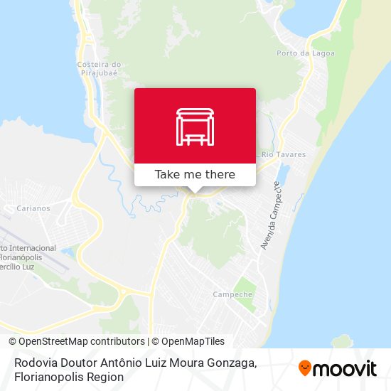 Rodovia Doutor Antônio Luiz Moura Gonzaga map