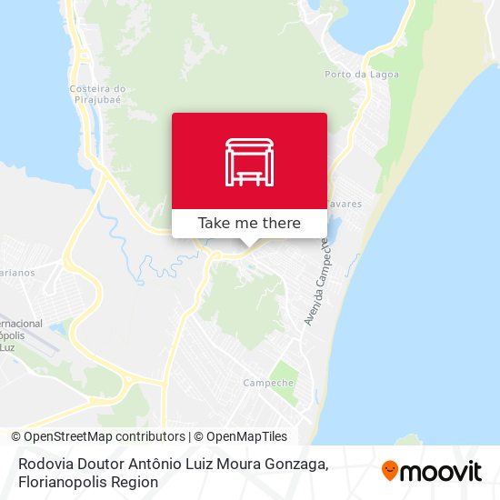 Rodovia Doutor Antônio Luiz Moura Gonzaga map