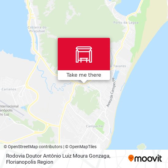 Rodovia Doutor Antônio Luiz Moura Gonzaga map