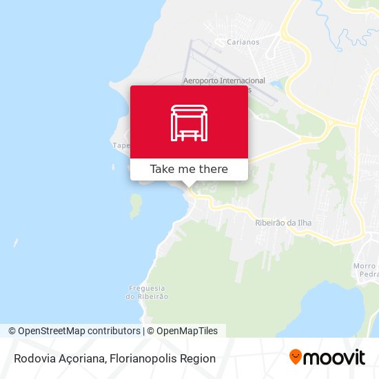 Rodovia Açoriana map