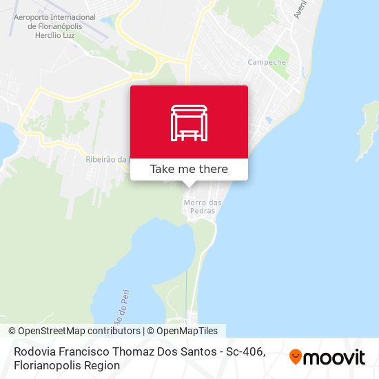 Rodovia Francisco Thomaz Dos Santos - Sc-406 map