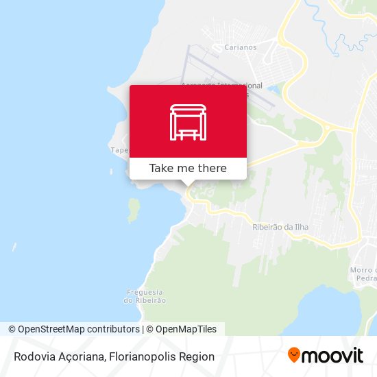 Rodovia Açoriana map