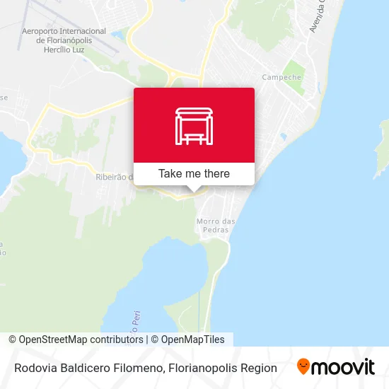 Rodovia Baldicero Filomeno map