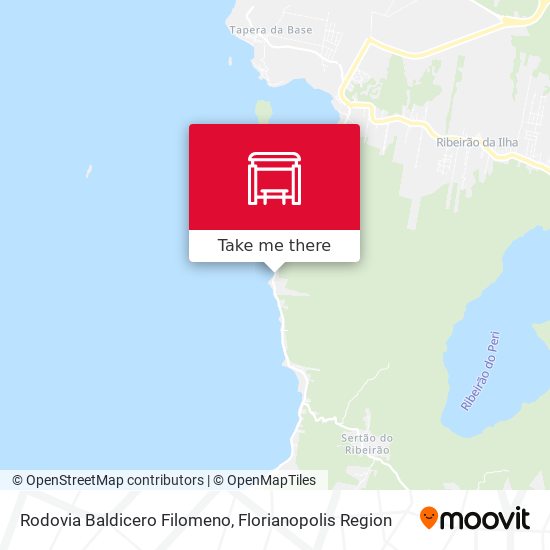 Rodovia Baldicero Filomeno map