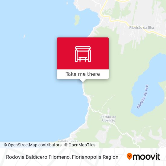 Rodovia Baldicero Filomeno map