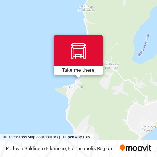 Rodovia Baldicero Filomeno map