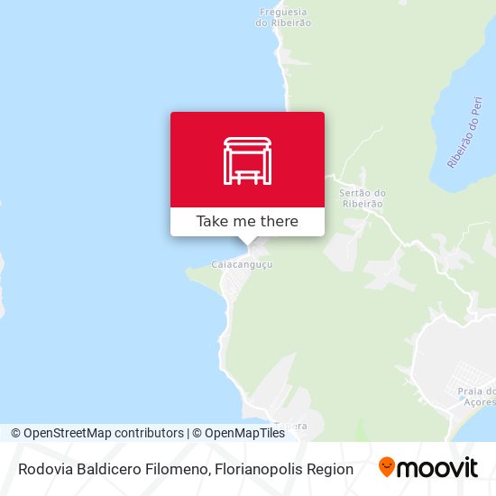 Rodovia Baldicero Filomeno map