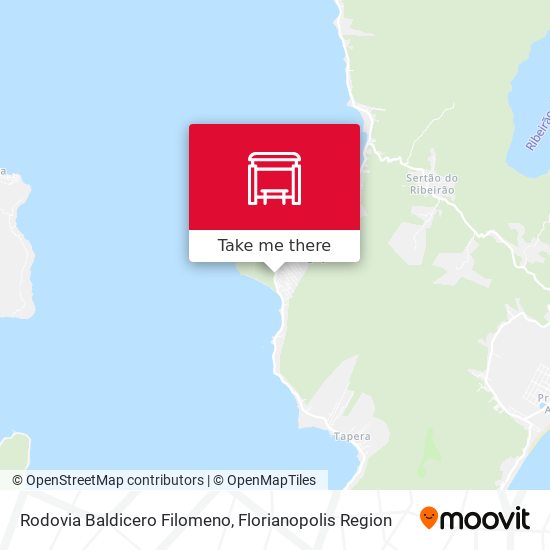 Rodovia Baldicero Filomeno map