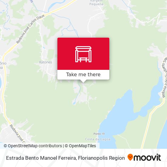 Estrada Bento Manoel Ferreira map