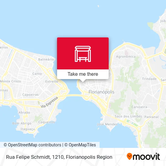 Rua Felipe Schmidt, 1210 map