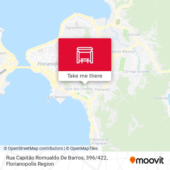 Mapa Rua Capitão Romualdo De Barros, 396 / 422