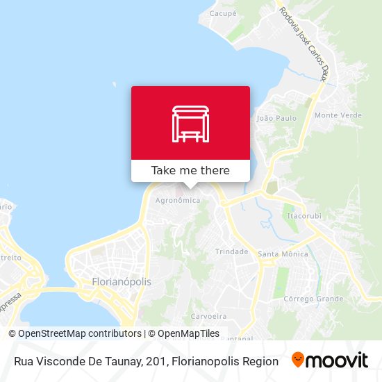 Mapa Rua Visconde De Taunay, 201