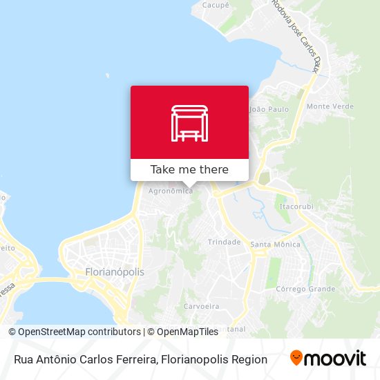 Rua Antônio Carlos Ferreira map