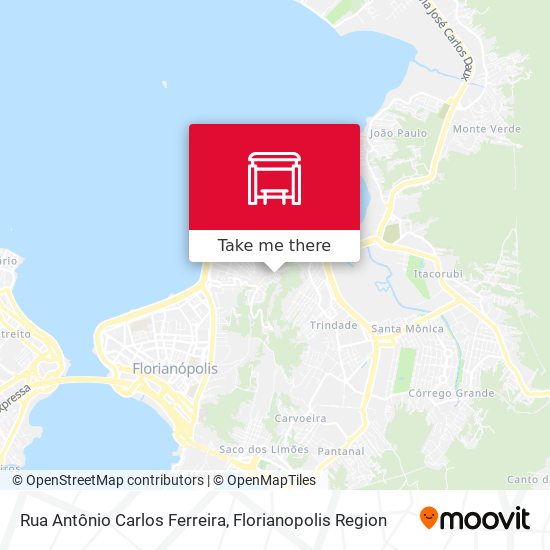 Rua Antônio Carlos Ferreira map