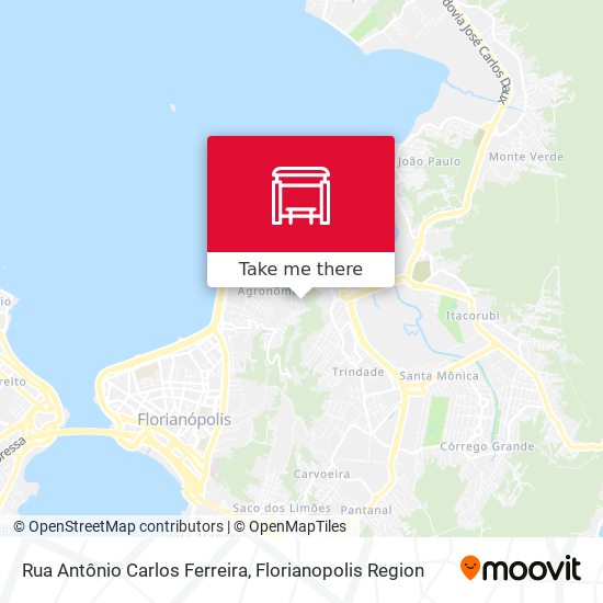 Rua Antônio Carlos Ferreira map