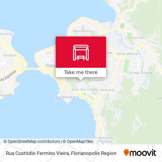 Mapa Rua Custódio Fermino Vieira