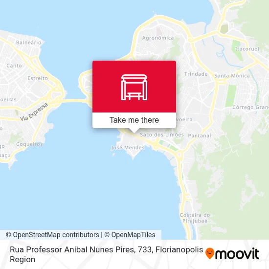 Rua Professor Aníbal Nunes Pires, 733 map