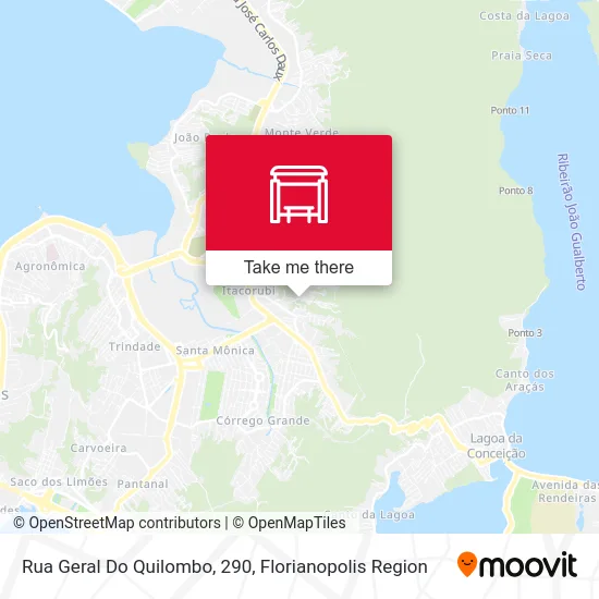 Rua Geral Do Quilombo, 290 map