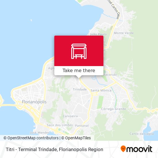 Titri - Terminal Trindade map