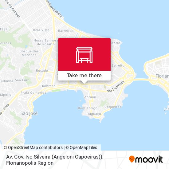 Av. Gov. Ivo Silveira (Angeloni Capoeiras)) map
