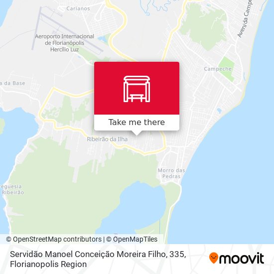 Servidão Manoel Conceição Moreira Filho, 335 map