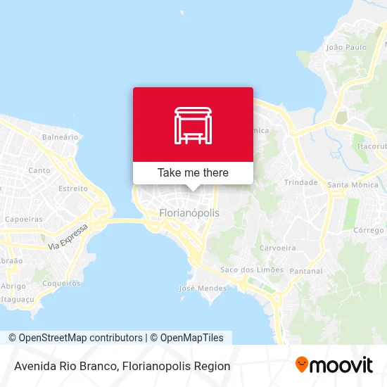 Avenida Rio Branco map