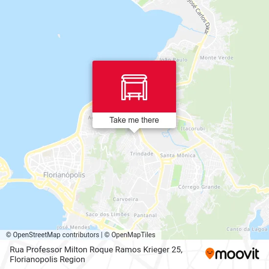 Rua Professor Milton Roque Ramos Krieger 25 map