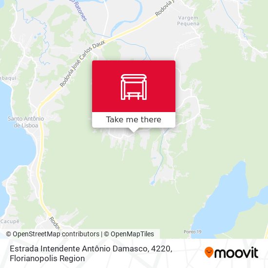 Estrada Intendente Antônio Damasco, 4220 map