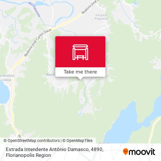 Estrada Intendente Antônio Damasco, 4890 map
