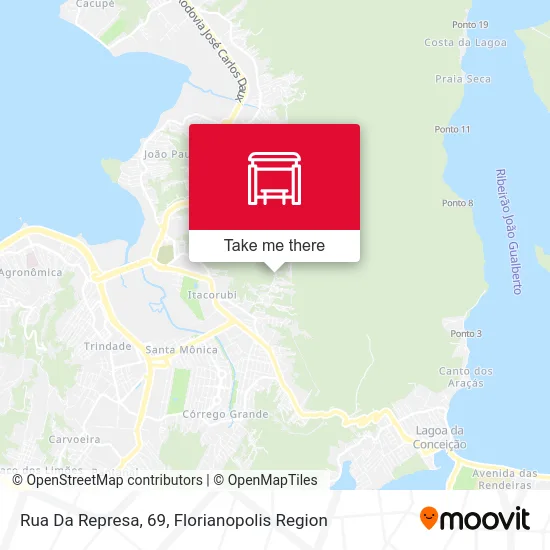 Rua Da Represa, 69 map