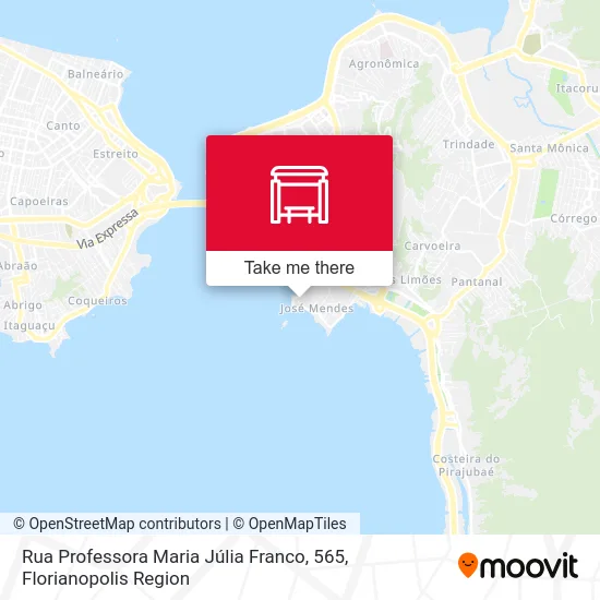 Rua Professora Maria Júlia Franco, 565 map