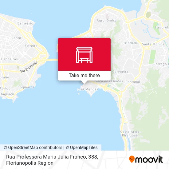 Rua Professora Maria Júlia Franco, 388 map