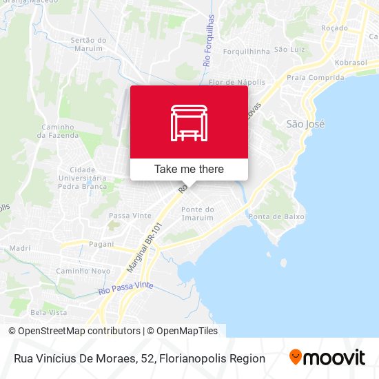 Mapa Rua Vinícius De Moraes, 52