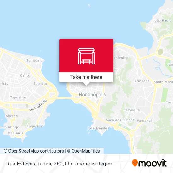 Rua Esteves Júnior, 260 map