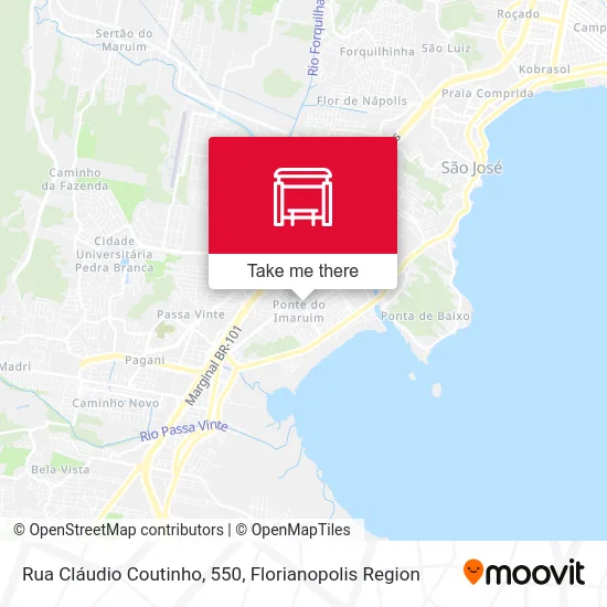 Rua Cláudio Coutinho, 550 map