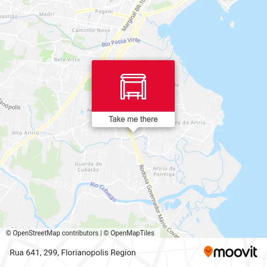 Rua 641, 299 map