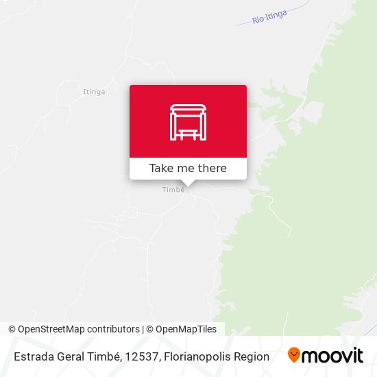 Estrada Geral Timbé, 12537 map